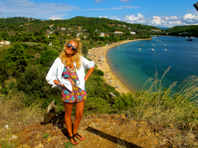 this is our beach! Platanias