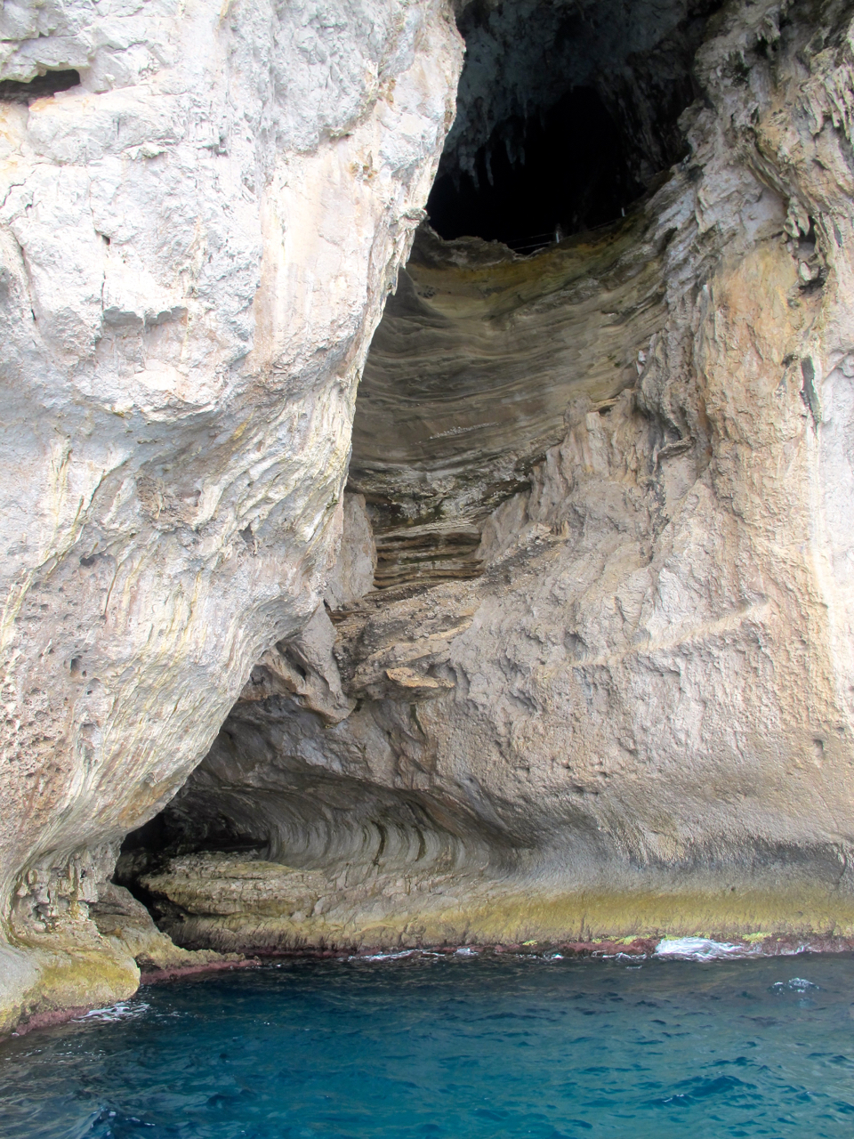 It's the Virgin Madonna naturally made by nature up there.